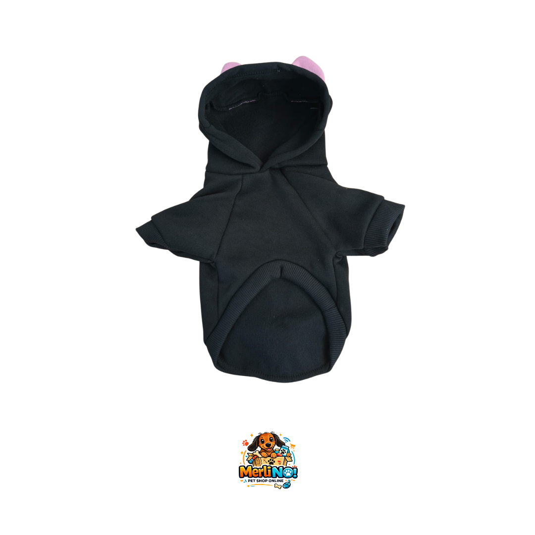 SUDADERA CAT BLACK
