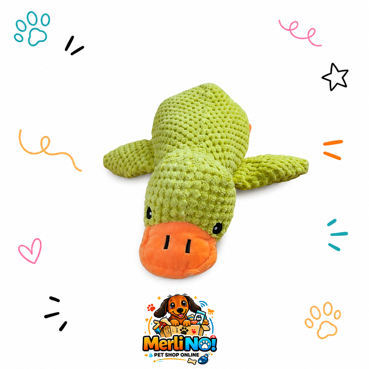 PELUCHE PATO C/ CHIFLE