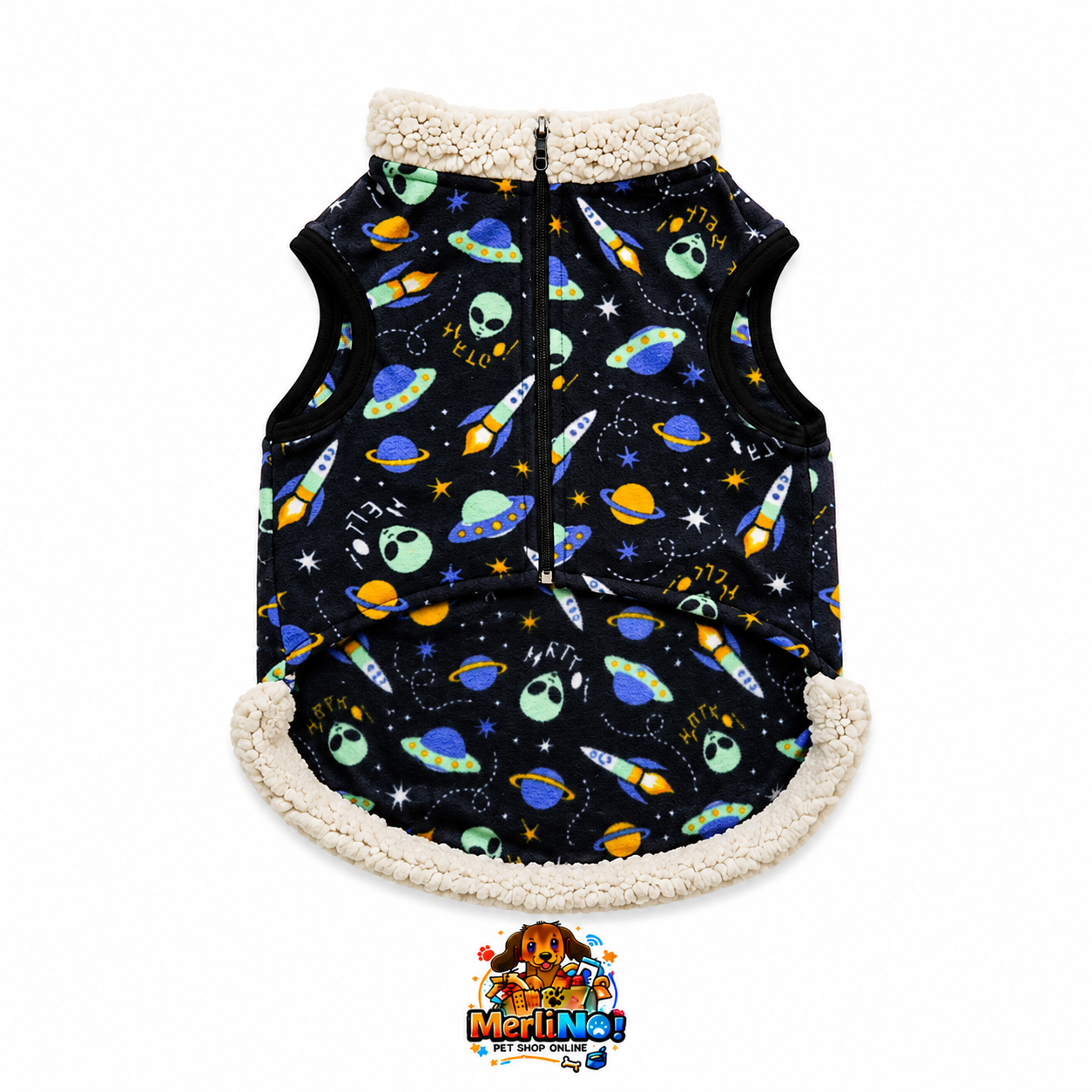 CHALECO POLAR C/CORDERITO GRANDE