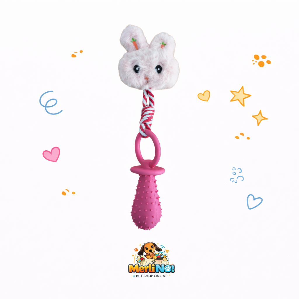 PELUCHE CONEJO CON CHUPETE