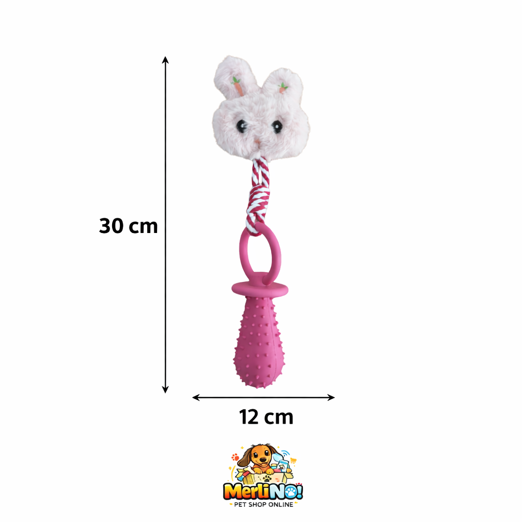 PELUCHE CONEJO CON CHUPETE
