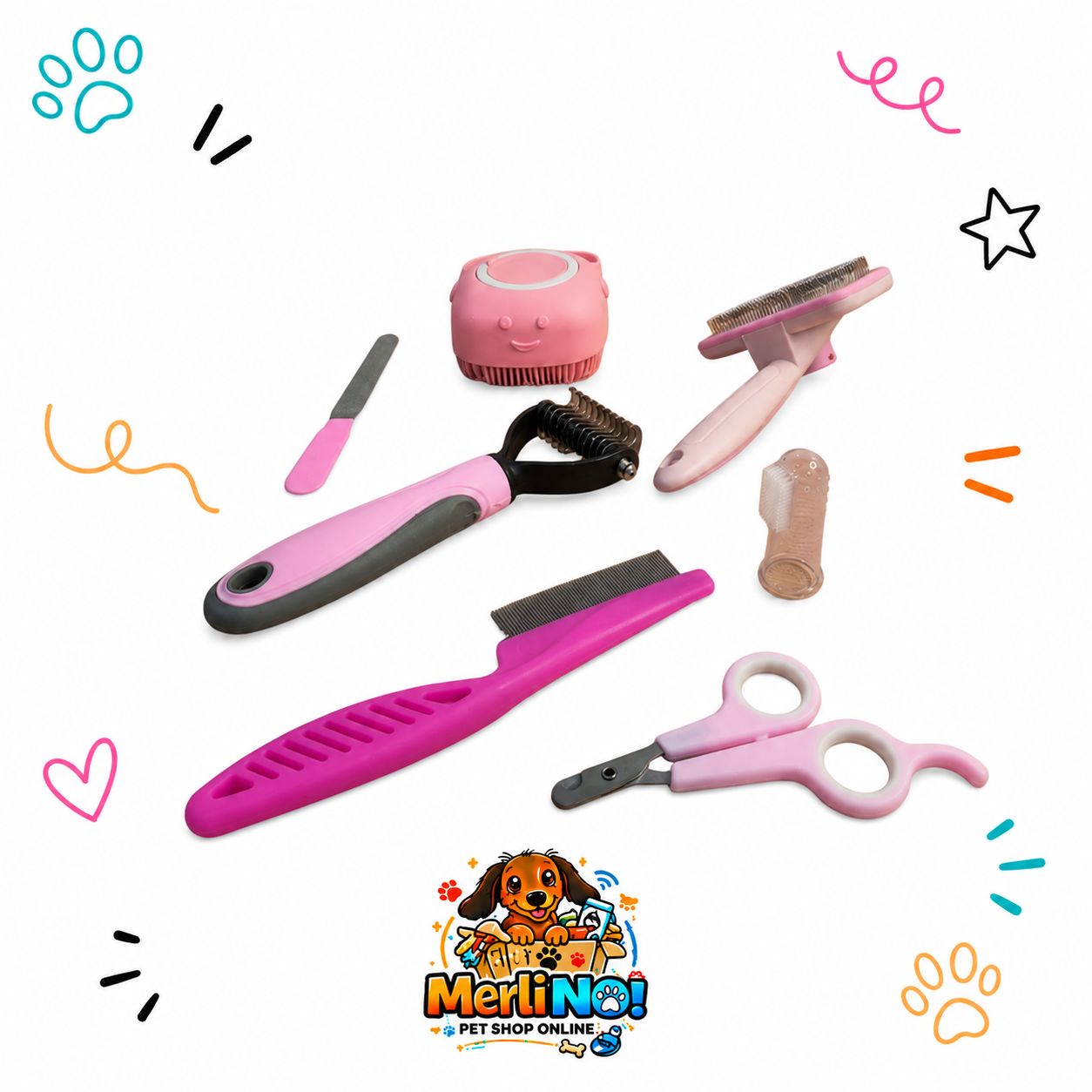 SET KIT DE ASEO 8 PIEZAS
