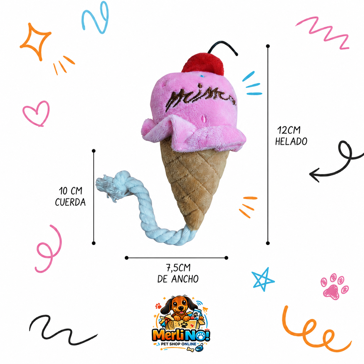 HELADO CON CUERDA