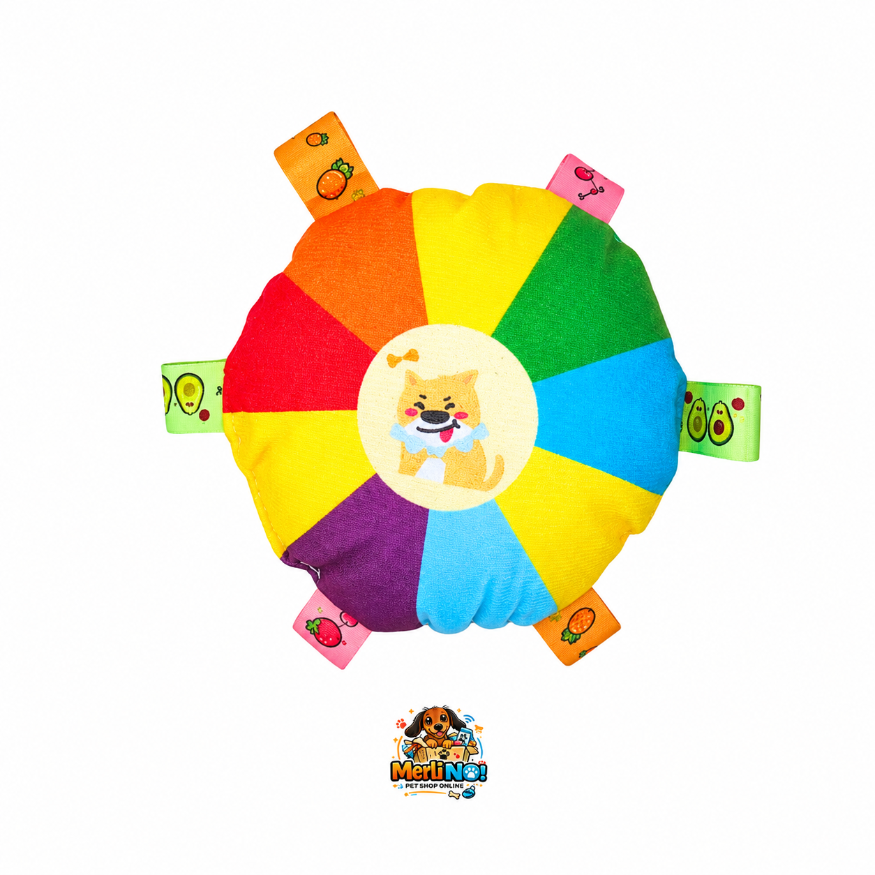 PELUCHE MULTICOLOR C/ CHIFLE