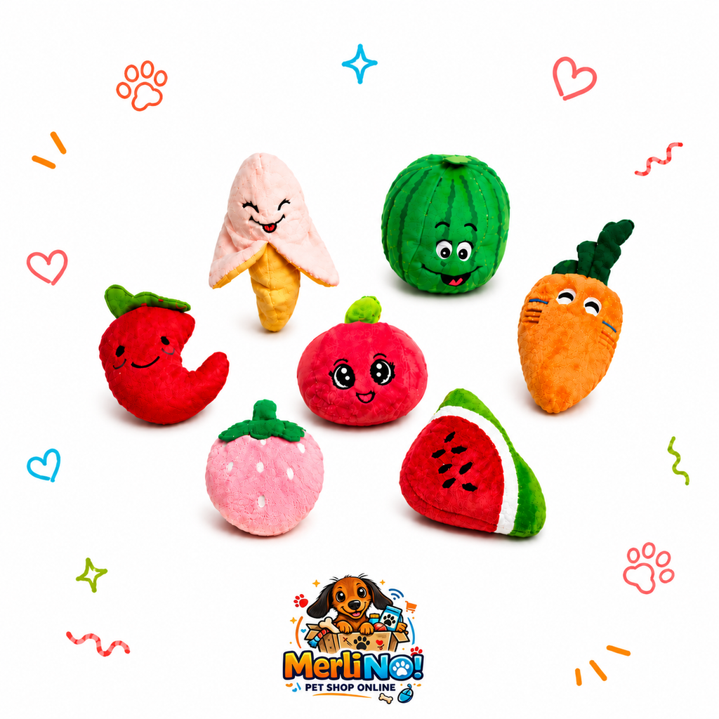 FRUTAS Y VERDURAS PELUCHES