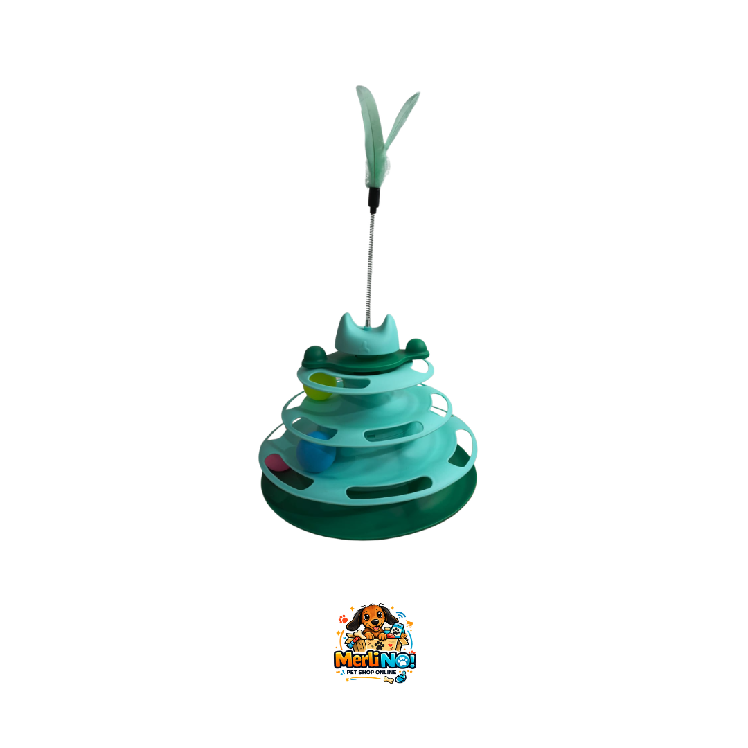 JUGUETE INTERACTIVO TORRE PARA GATO