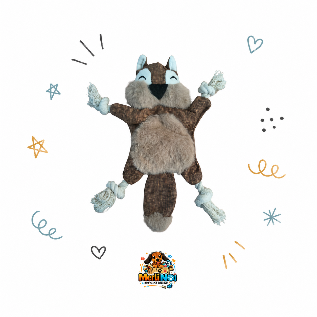 PELUCHE ARDILLA APLASTADA